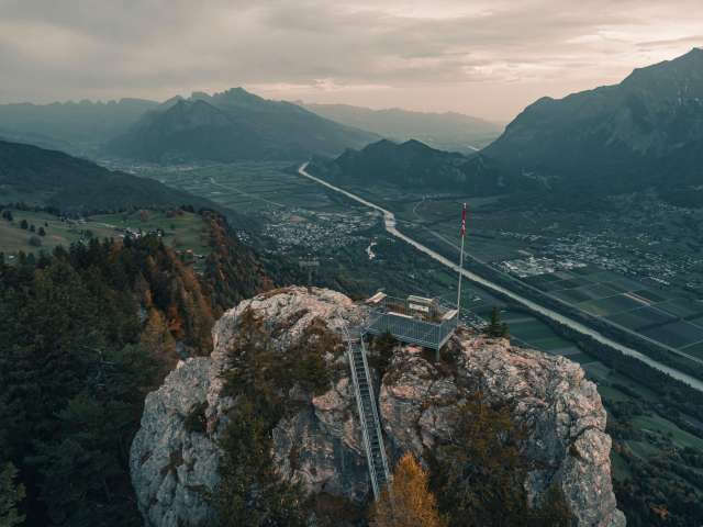 Aussichtsplattform Pizalun