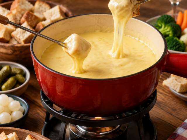 Glühweinfahrt mit Fondue im sagisteg